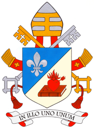 Escudo pontificio del papa León XIV